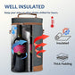2 Bottle Insulated Wine Tote Carrier Bag