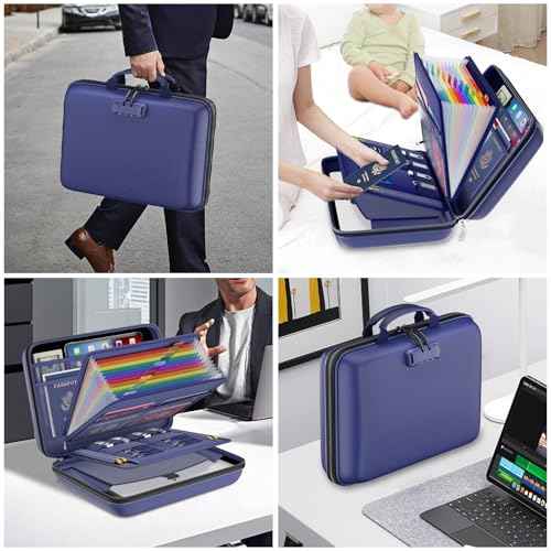 Fireproof File Organizer with Lock