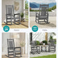 Outdoor Rocking Chair Set of 6 (6 Count)