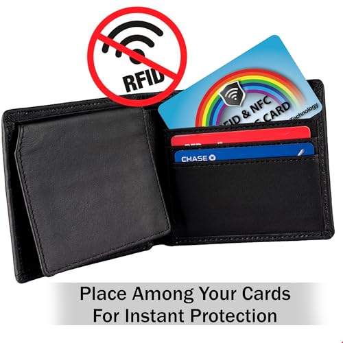 2 Pack RFID Blocking Card for Credit Debit ID Card (2 Count)