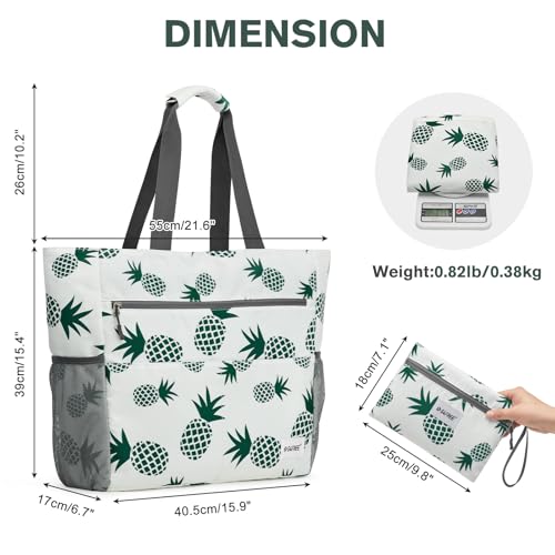 Beach Bag Waterproof Sandproof Large Capacity Foldable for Women