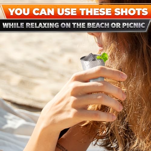 15 Pcs Stainless Steel Shot Glasses (15 Count)