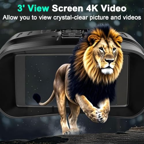 Night Vision Goggles Waterproof Full Color Image Rechargeable Tactical LED