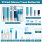 23 Pack Travel Bottles for Toiletries (23 Count)