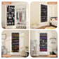 40 Large Pockets Over The Door Shoe Organizer