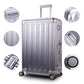 All Aluminum Luggage Carry On Spinner Hard Shell Suitcase Lightweight Metal Suitcases 20“ & 28 Inch Luggage Set (2 Count)