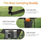 Heavy Duty 550LBS Padded Camping Chairs with Lumbar Support (2 Count)
