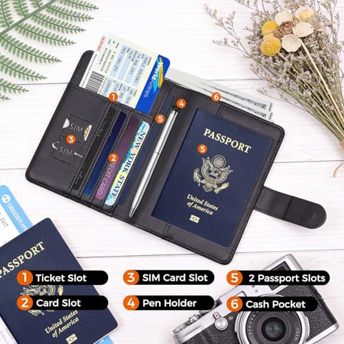 Rfid Passport Holder for Travel women