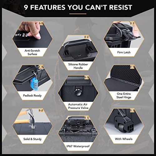 HC 5230 Hard Case with Wheels and Foam