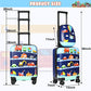 Kids Luggage and Backpack 18" Suitcase with Spinner Wheel Hard Case Travel 13" Backpack Girl Suitcase Set for Kids Travel Supplies