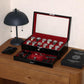 12 Slot Piano Black Watch Box with Valet Drawer