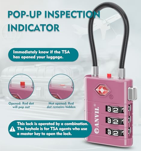 TSA Approved Luggage Locks (2 Count)