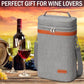 2 Bottle Wine Cooler Bag Insulated Wine Tote Carrier Wines Accessories Gift