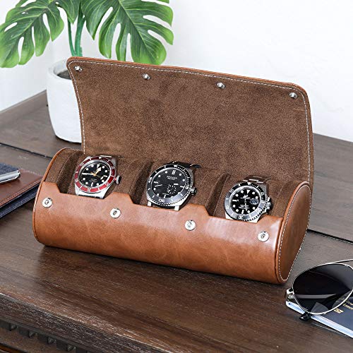 Watch Roll Travel Case for 3 Watches