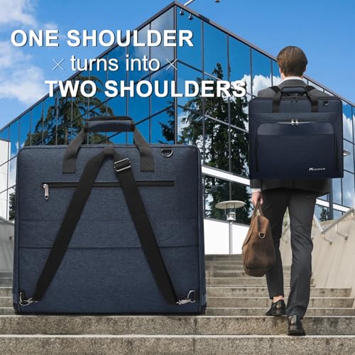 Carry On Garment Bag for Hanging Suits with Shoulder Strap