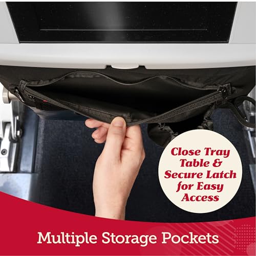 Airplane Tray Table Cover with Pocket Storage
