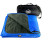 Waterproof 350 GSM Fleece or Sherpa Stadium Blanket