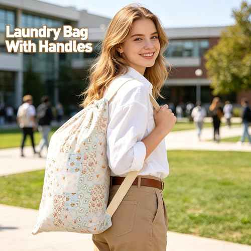 Laundry Bag Backpack for Dorm & Travel