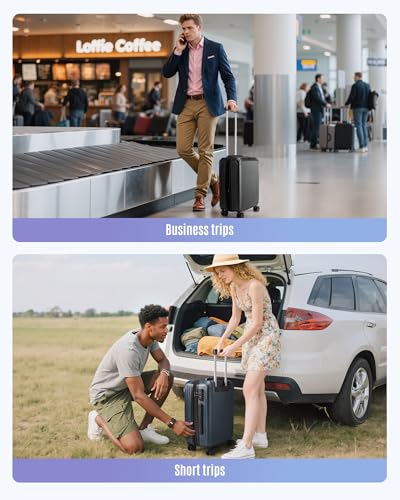 20 Inch Carry On Luggage 22x14x9 Airline Approved