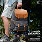 Gray Black Camera Backpack