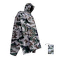 Hooded Rain Poncho for Adult with Pocket Waterproof Lightweight Unisex Raincoat for Hiking Camping Emergency