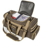 Tactical Range Duffel Heavy Duty Military Molle Gear Travel Sports Gym Bag Lockable Zippers with US Flag Patch