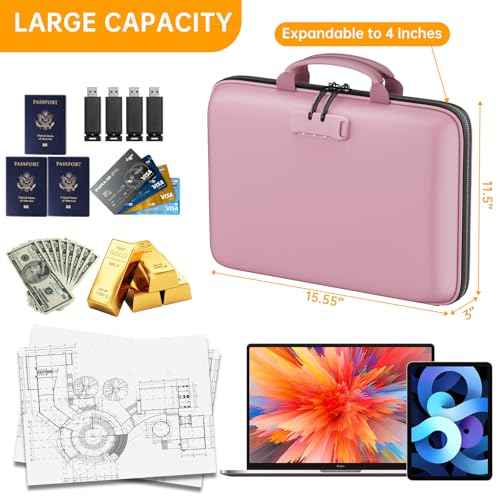 Fireproof File Organizer with Lock