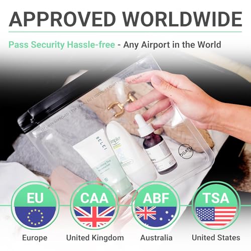 Clear Toiletry Bag (3 Count)