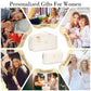 Initial Makeup Bag Personalized Gift for Women Teen Girls