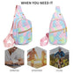 Small Sling Bag For Women Men Casual Crossbody Sling Backpack