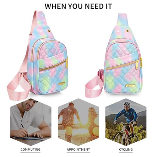 Small Sling Bag For Women Men Casual Crossbody Sling Backpack