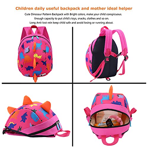 Dinosaur Toddler Mini Backpack with Leash