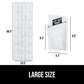 GORILLA GRIP Over the Door Shoe Organizer, 35 Large Breathable Mesh Pockets, Space Saving Hanging Storage Holder, 5 Hook Closet Rack Hanger, Hangs on Closets for Shoes, Accessories 68.5H x 24.5W White