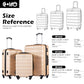 Luggage Set Lightweight Durable Hardshell (3 Count)