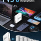 380W USB C Charger Block with 4 USB Cables Dual 100W Charging Station