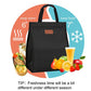 Lunch Bags for Women Insulated Reusable Lunch Tote with Internal Pocket