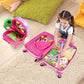 Kids Luggage 12" Toddler Backpack & 16" Travel Suitcase with Wheels