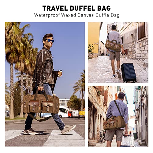 Waxed Canvas Duffle Bag