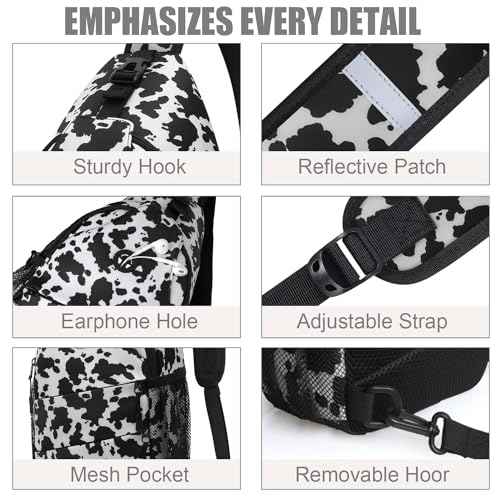 Crossbody Bags for Women Men Trendy Sling Bag Backpack Chest Bag
