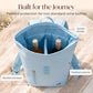 Two Bottle Rolltop Wine Tote Bag