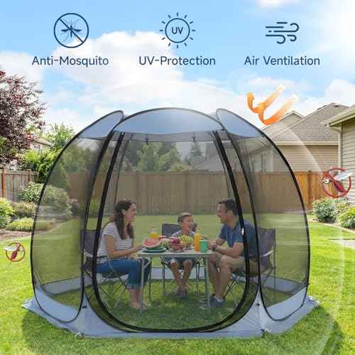 10'x10' Pop Up Screen House Tent