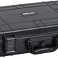 MEIJIA Portable Waterproof Protective Case,Hard Camera Case,Customized Fit Foam Inserted, Elegant Black,Fit for Camera, Equipments, Lens,Drones(Black)