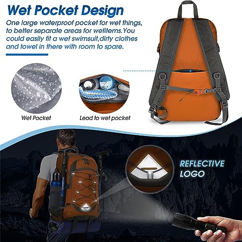Hiking Backpack 40L Packable Lightweight Camping Daypack Men Women