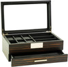 Luxury Watch, Sunglasses and Jeweler Display Case and Organizer (Emerald Love)
