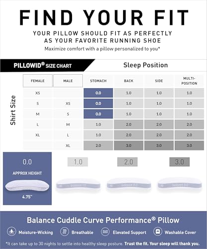 Balance Cuddle Curve Performance Pillow