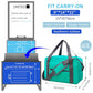 Foldable Carry on Luggage Bag 22x14x9 Personal Item Bag for Airplanes Travel Duffel Bag for Women and Men