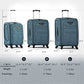 Softside Luggage Set Softshell Lightweight 3 Piece Spinner Suitcase (3 Count)