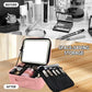 Travel Makeup Bag with LED Mirror Makeup Case with Light Up Mirror Portable Cosmetic Brush Organizer Bag with Adjustable Dividers for Cosmetics Makeup Brushes Toiletry