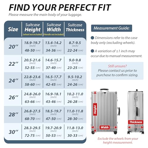 Clear Luggage Cover