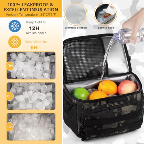 Tactical Double Deck Cooler Backpack for Men (18 Count)